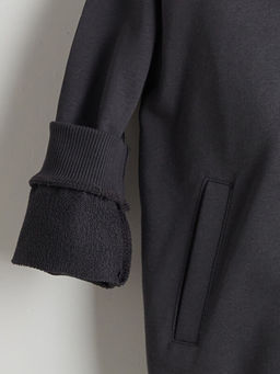 Kap??onlu Erkek ?ocuk Fermuarl? Sweatshirt