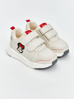 Minnie Mouse Bask?l? C?rt C?rtl? K?z Bebek Spor Ayakkab?