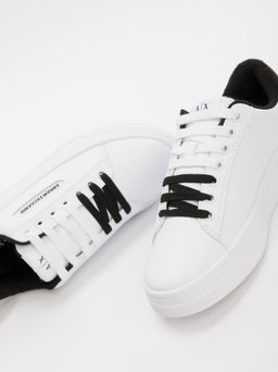 Женские кеды ARMANI EXCHANGE Артикул 4358245, белый  фото 6