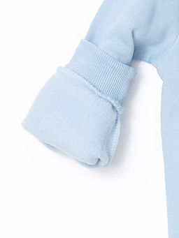 Bisiklet Yaka Bask?l? Erkek Bebek Sweatshirt - Waikiki фото 2