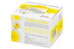 Кружка 250 мл 11,5*9*7 см Кантри желтая - Elan gallery фото 9