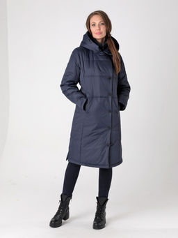 24314 Пальто дем. т.синий - Dizzyway фото 3