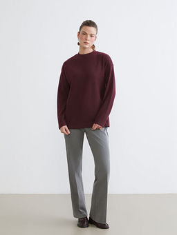 Bisiklet Yaka Oversize Kad?n Ti??rt