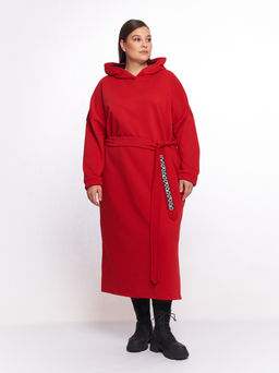 Платье с капюшоном PP83502RED25