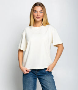 Футболка #КТ8037, кремовый