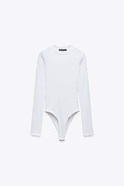 COTTON MODAL BODYSUIT - Zara фото 6