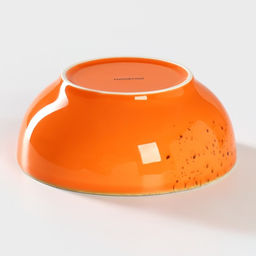 Салатник Magistro Церера, 1.1 л, d=18.5 см, фарфор, оранжевый фото 3