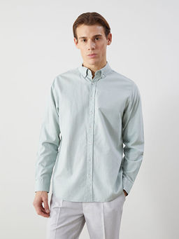 Slim Fit Uzun Kollu Oxford Erkek G?mlek
