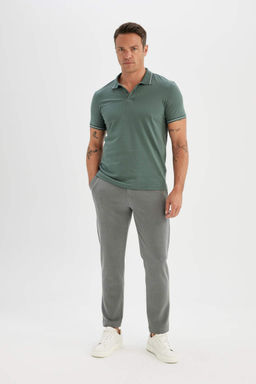 Modern Fit K?sa Kollu Polo Tisort - Defacto фото 6