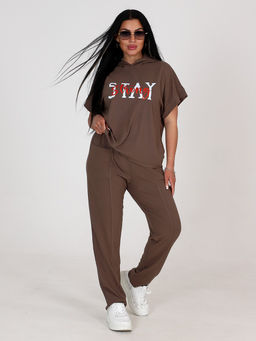ЖК-2313 ЖЕНСКИЙ СПОРТИВНЫЙ КОСТЮМ (Кофе) - А-дина фото 2