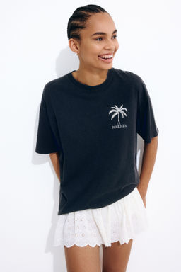 Camiseta oversize estampada - H&m фото 6