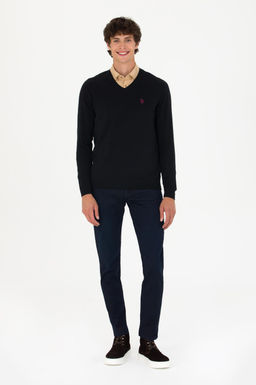 Свитер U.S. Polo Assn черный из хлопка  фото 18