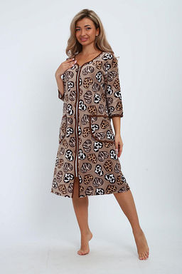 Халат велюровый на молнии (941-6) - Плиона фото 95