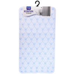 Коврик в ванну 67х37 "Эллада" синий