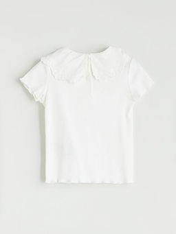 Bebe Yaka Nak??l? K?z ?ocuk Bluz