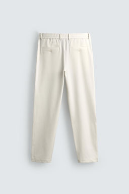 PANTAL?N STRAIGHT FIT CONFORT / Blanco roto - Zara фото 8