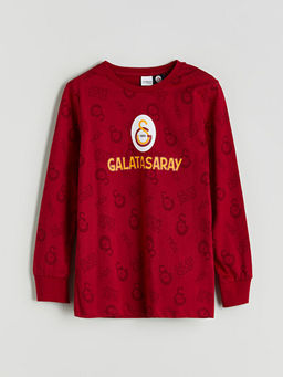 Galatasaray Bask?l? Erkek ?ocuk Pijama ?st