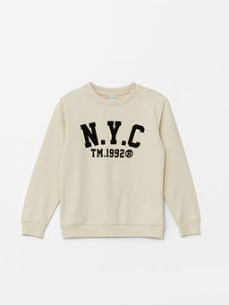 Bisiklet Yaka Erkek ?ocuk Sweatshirt