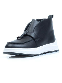 01-5281-1BLACK Ботинки демисезонные женские (натуральная кожа, байка) - No name фото 6