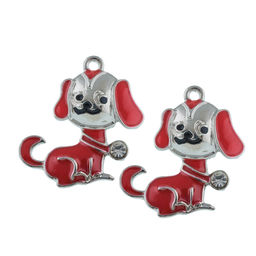 Zlatka Подвеска MFG 10 х 2 шт №10 Красный пес 22х25 мм