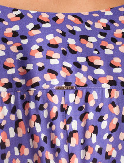 VILATTE / Платье из премиальной вискозы с застежкой на пуговицы сбоку до низа  фото 6