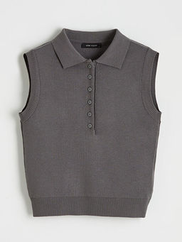 Polo Yaka Kad?n Triko S?veter