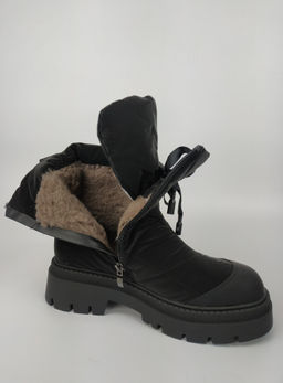 Ботинки-дутики утепленные мехом, в составе ШЕРСТЬ - Pirochi фото 2