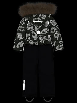 Комбинезон 8з1924 хаки/черный - Nikastyle фото 8