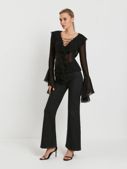 Infinity /  Блузка жен. Fitzgeralda черный - Infinity Lingerie фото 2