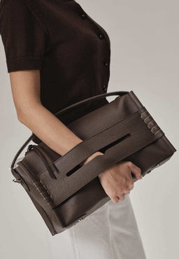 Сумка Stitch DBR 31141 коричневый торф