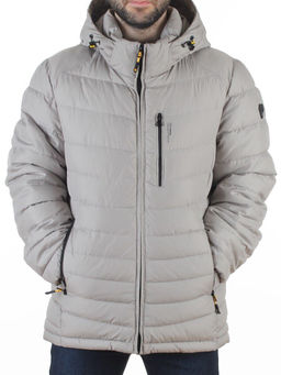 D6373 GRAY Куртка мужская зимняя (200 гр. холлофайбер)