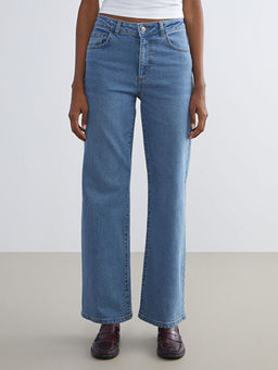 Wideleg Kad?n Jean Pantolon