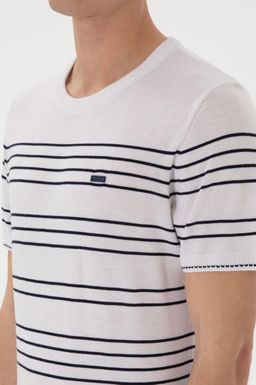 Erkek Slim Fit Bisiklet Yaka Beyaz Ti__rt Sepette S_rpriz _ndirim - U.s. polo assn фото 14