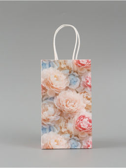 Цена за 2 шт. Пакет подарочный «Цветы», 12 × 21 × 9 см