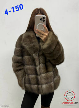 Шуба женская из искусственного меха