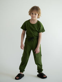 Брюки карго, хаки - Lesi kids фото 31