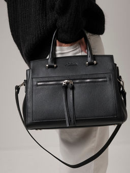 Кожаная сумка Schatz 40768 черный