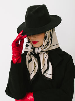 Большой мягкий очень нежный двусторонний платок - Tantino фото 6