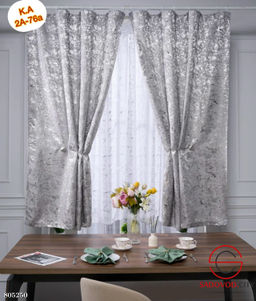 Комплект шторы с тюлям для кухни короткие 2.70 см * 1.70 см