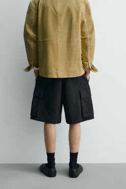 LIMITED EDITION RELAXED FIT CARGO BERMUDA SHORTS - Zara фото 3