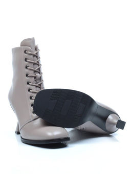 04-E29W-15HK BEIGE Ботинки зимние женские (натуральная кожа, натуральный мех)