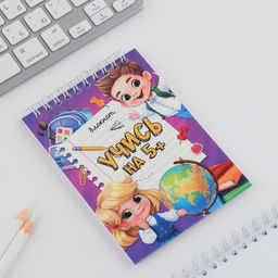 Блокнот А6, 40 л на гребне Учись на 5+ - Artfox фото 2