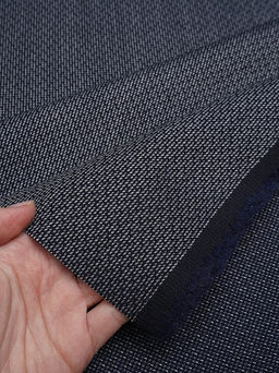 Шерсть костюмная Мираж цв.т.чернильно-синий, ш.1.55м, шерсть-100%, 190гр/м.кв - Купава фото 10