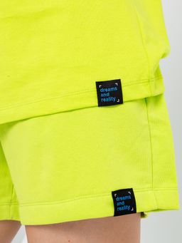 Шорты женские в салатовом цвете салатовый +печать 132319 - Mark formelle фото 5