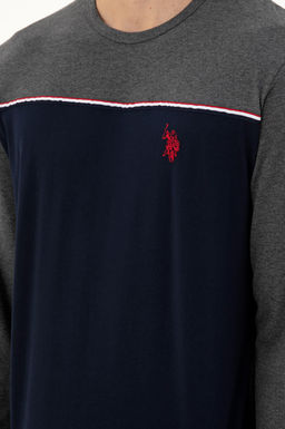 Мужской пижамный комплект антрацитового меланжевого цвета Неожиданная скидка в корзине - U.s. polo assn фото 6