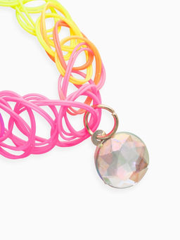 Набор детских браслетов «Выбражулька. Альпака», 3 шт. d=7.5 см, силиконовый, разноцветный