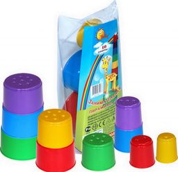 Занимательная пирамидка №2 (10 элементов) (в пакете) - Полесье фото 9