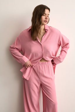 Брюки из жатого хлопка - Mollis фото 4