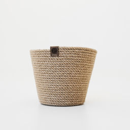 Корзина-кашпо из джута 2л 17х17х15см - Уютности фото 4
