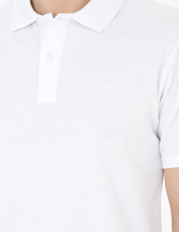 Beyaz Slim Fit Basic Ti__rt - Pierre cardin фото 14
